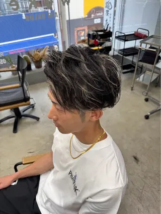 ショート パーマ メンズ メンズ専門サロン wokeのヘアスタイル