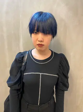 ショート カラー パーマ ヘアアレンジ メンズ キッズ ネイル マツエク・マツパ アイブロウ tatsumi/ボブ ウルフ/レイヤーのヘアスタイル