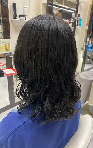 ミディアム パーマ 🌴パーマオタク🌴 長谷川　諒佑🌈のヘアスタイル