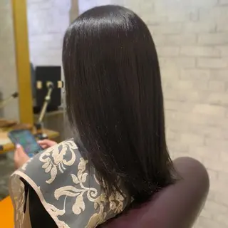 ロング カラー 艶感カラー/レイヤー 心斎橋💖Sakiのヘアスタイル