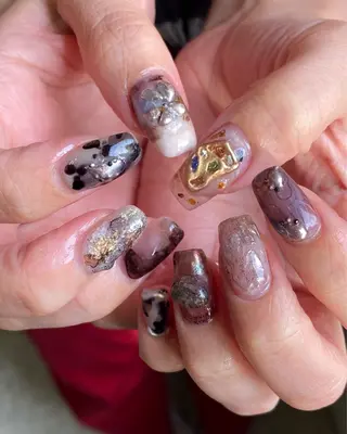 ネイル 草加ニュアンスネイル 🌚hersのネイルデザイン