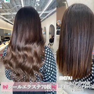 ロング カラー 新宿/韓国ヘア 中明度カラー/かやのヘアスタイル