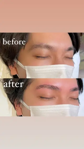 メンズ アイブロウ メンズ眉毛専門 みさ 指名料1000円の眉毛・アイブロウイメージ