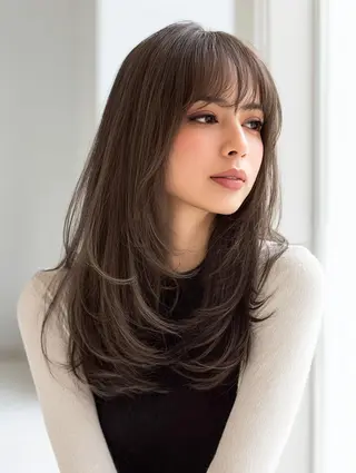 ミディアム 生艶髪＆レイヤー🔔 渋谷お薦めNo.1✨のヘアスタイル