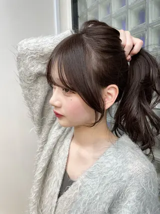 ロング 🍑暖色／レイヤー／ 真希🎀のヘアスタイル