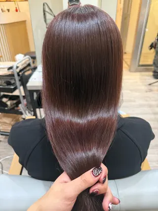 ロング カラー Amber  池袋所属・クロギ リョウのヘアスタイル