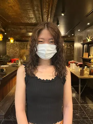 ロング パーマ HAIR MAKE  miel所属・🫧透明感カラー🫧 SHINSEIのヘアスタイル