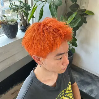 ショート カラー メンズ B TECH by Zen【ビーテックバイゼン】所属・メンズパーマ/京都駅 /メンズ/奥村航平のヘアスタイル