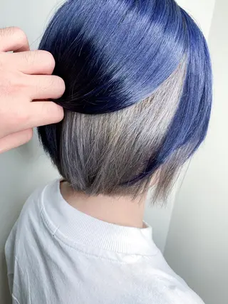 セミロング カラー パーマ ヘアアレンジ メンズ キッズ ネイル マツエク・マツパ 新宿駅近♡友達とOK 🦋W -ワット -のヘアスタイル
