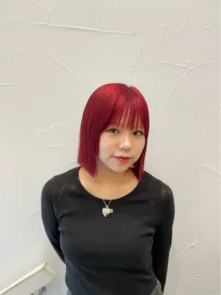 ミディアム カラー ✩𝐴𝑠ℎ 中目黒 浦野 遥‎✩*｡のヘアスタイル