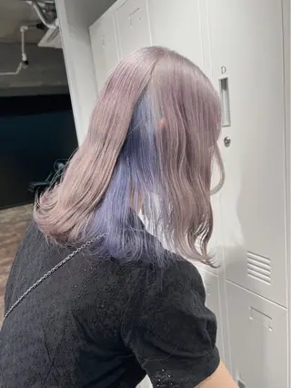 ロング カラー ハイトーンカラー🩶 大阪/kanonのヘアスタイル