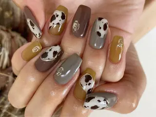 ネイル ネイルサロンAiri 長さ出し·シンプルのネイルデザイン