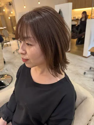 ミディアム カラー aqush所属・仲井 康己のヘアスタイル