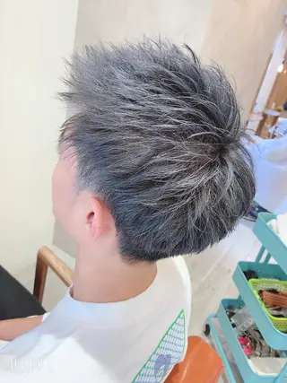 ショート カラー メンズ Eleanor川崎 桑原淳光のヘアスタイル