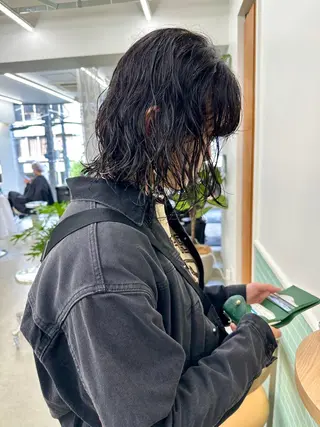 ショート パーマ ボブ/レイヤー/ケア パーマ/リュウタのヘアスタイル