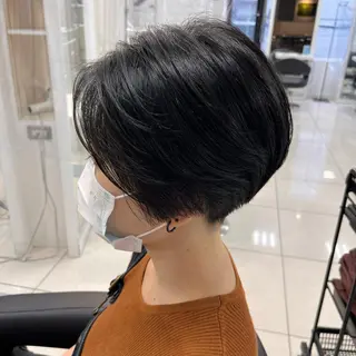 ショート 【センターパート/ マッシュ】ryokaのヘアスタイル