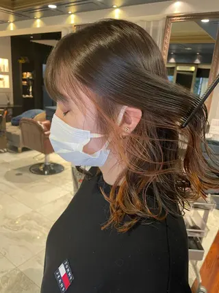 カラー AO所属・ボブ/艶カラー/ 縮毛矯正/寺岡祐斗のヘアスタイル