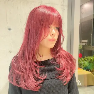 セミロング カラー 🐝ハイトーン× レイヤーボブ/牧原のヘアスタイル