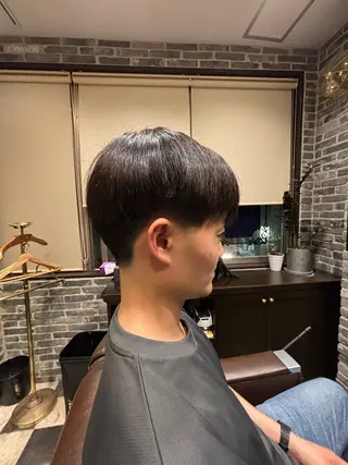 ショート メンズ millionbucks barbershop 上野店所属・【無料/特殊ヘア/ 上野/バーバー】東山のヘアスタイル