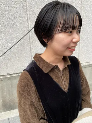 ショート さの あやねのヘアスタイル