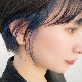 ショート カラー インナーカラー/レイ ヤーカット♡/マキシのヘアスタイル