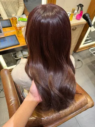 カラー MINX ginza所属・矢津田 侑のヘアスタイル