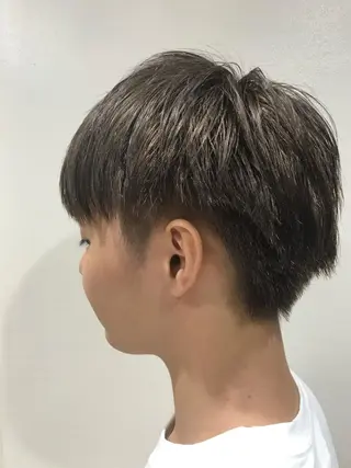 ショート カラー メンズ 山崎 澪 レイヤーカット/大宮のヘアスタイル