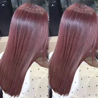 セミロング カラー ⠀ 流菜のヘアスタイル