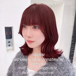 ミディアム 🫧ハイトーン特化 🐺矢島タツキ🐺のヘアスタイル