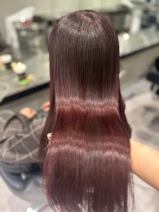 ミディアム カラー 🌈ウルトワ水素 髪質改善naru🌈のヘアスタイル