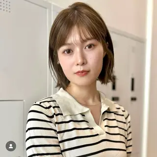 ミディアム 小顔ショート🌿 Say.石川葵のヘアスタイル