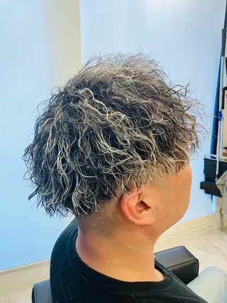 パーマ メンズ メンズ特化/パーマ/ フェードWATARUのヘアスタイル