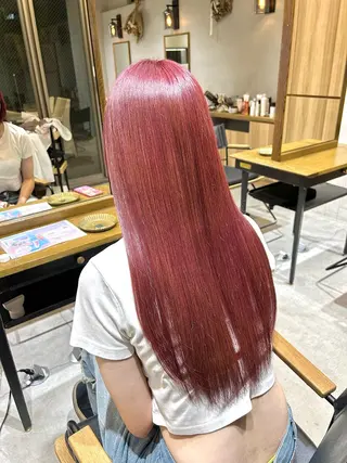 ロング カラー 名古屋/縮毛矯正/ 島原　由璃のヘアスタイル