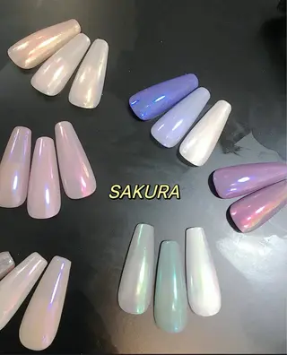 ネイル ETERNA Nail 銀座店【パラジェル/フィルイン/チップ長さだし/マグネット/ニュアンス】所属・ア カリのネイルデザイン