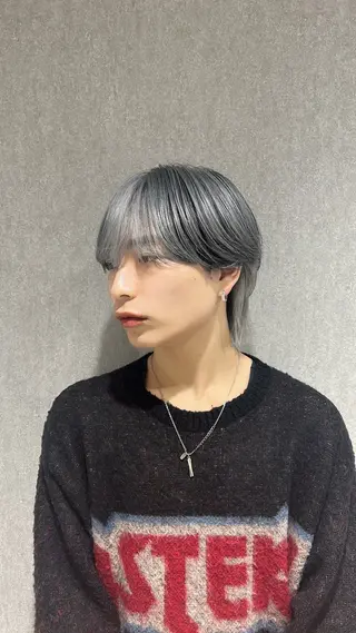 カラー メンズ 毛流れパーマ/曲がる 縮毛矯正/原田海朱のヘアスタイル