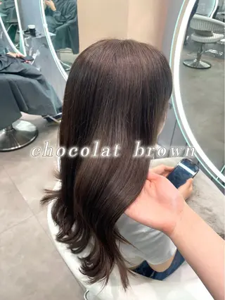 ロング 大宮🤍縮毛矯正 レイヤー🪽なるのヘアスタイル