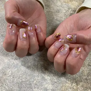 ネイル Amber21.所属・Nagahama Akariのネイルデザイン