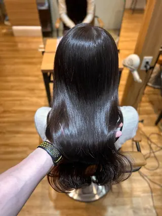 カラー 🍒艶髪✨ 秋冬🍒モテヘアー✨のヘアスタイル