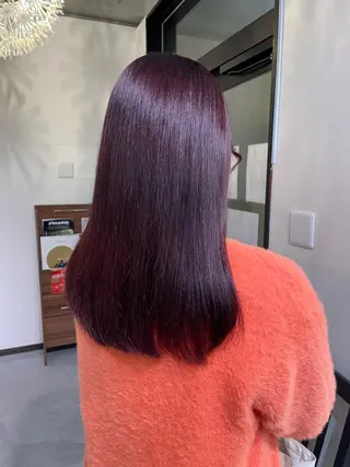 ロング カラー 高梨 菜々のヘアスタイル