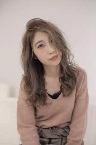 ロング カラー パーマ 髪質改善/茅ヶ崎 マツモト リョウのヘアスタイル