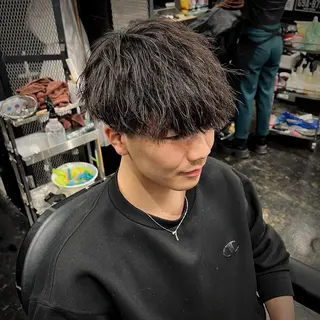 メンズ メンズ特化/パーマ/ メッシュ/竜成のヘアスタイル