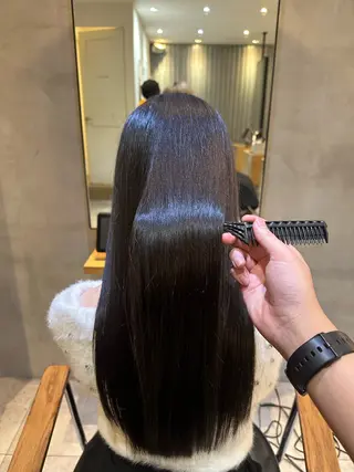 セミロング 🪞個室サロン/韓国 艶髪/keito🪞のヘアスタイル