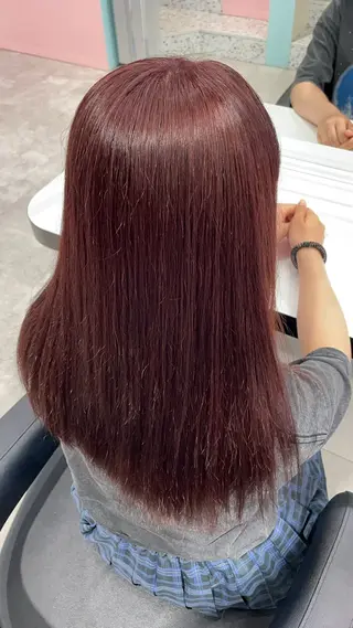 ロング カラー エフェクトブリーチ／ レイヤーカット／翔のヘアスタイル