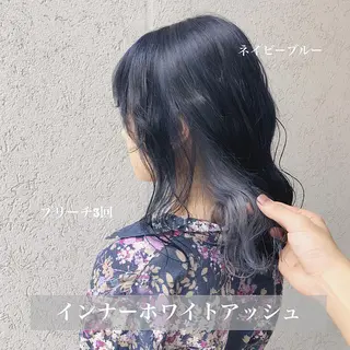 ミディアム カラー XYZ新宿所属・⭐️DAIKI⭐️ ハイトーン/髪質改善のヘアスタイル