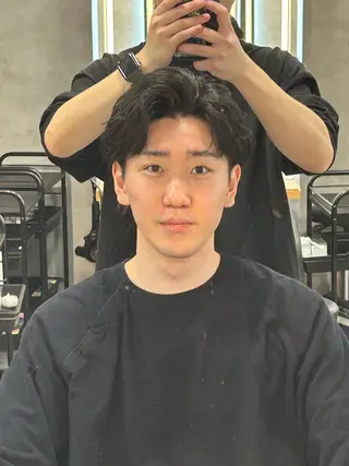 ショート カラー パーマ メンズ メンズ特化 👑YUTAのヘアスタイル