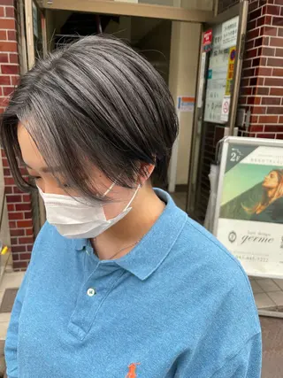 ショート カラー 🦖店長🦖pino #しのだスペシャルのヘアスタイル