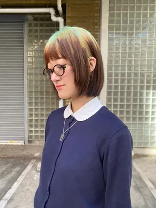 ショート miumiu/恵比寿 カットモデル募集のヘアスタイル