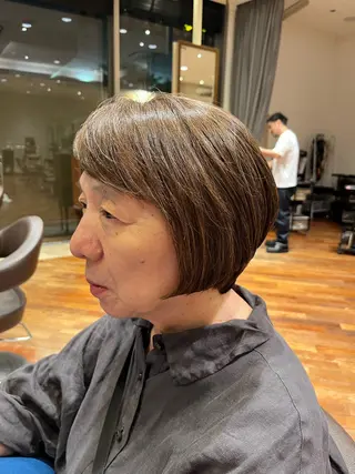 ショート ｼｮｰﾄｶｯﾄ 梅田 山下　すみれのヘアスタイル