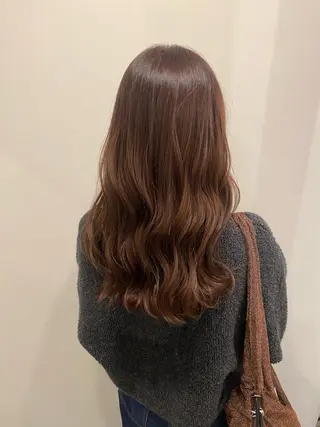 セミロング カラー 🍑 モモカ🍑のヘアスタイル