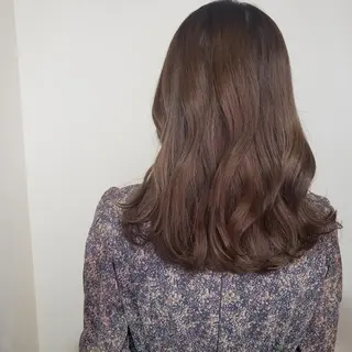 セミロング 🇰🇷透明感×ハイ トーン🌟tomoのヘアスタイル